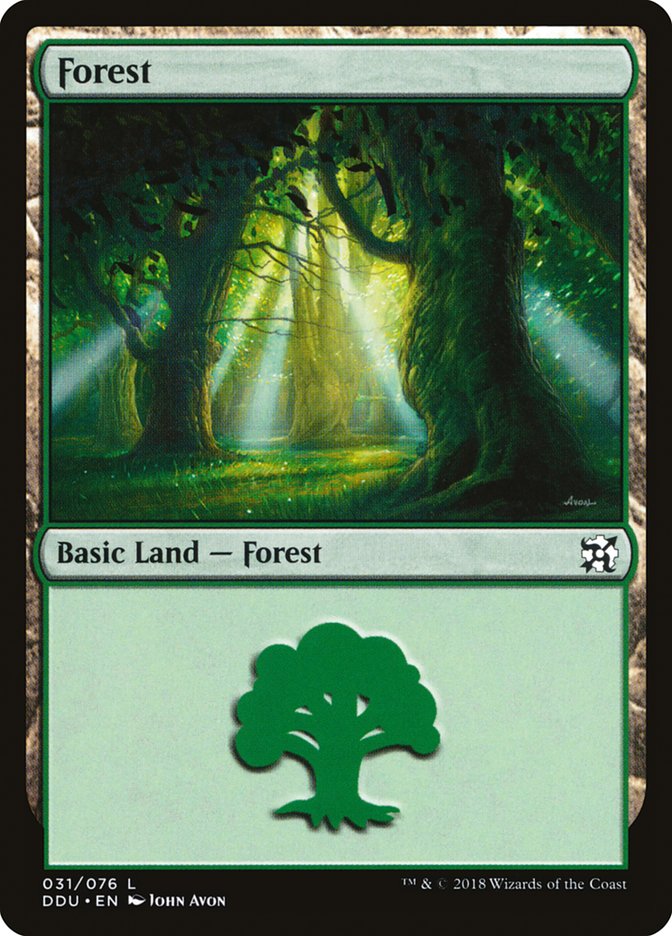 Forest (31) [Duel Decks: Elves vs. Inventors] | Kessel Run Games Inc. 