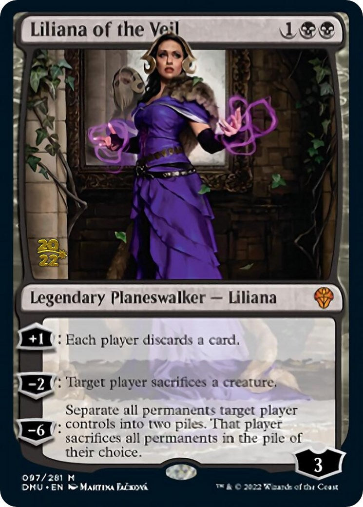 Liliana of the Veil [Dominaria United Prerelease Promos] | Kessel Run Games Inc. 
