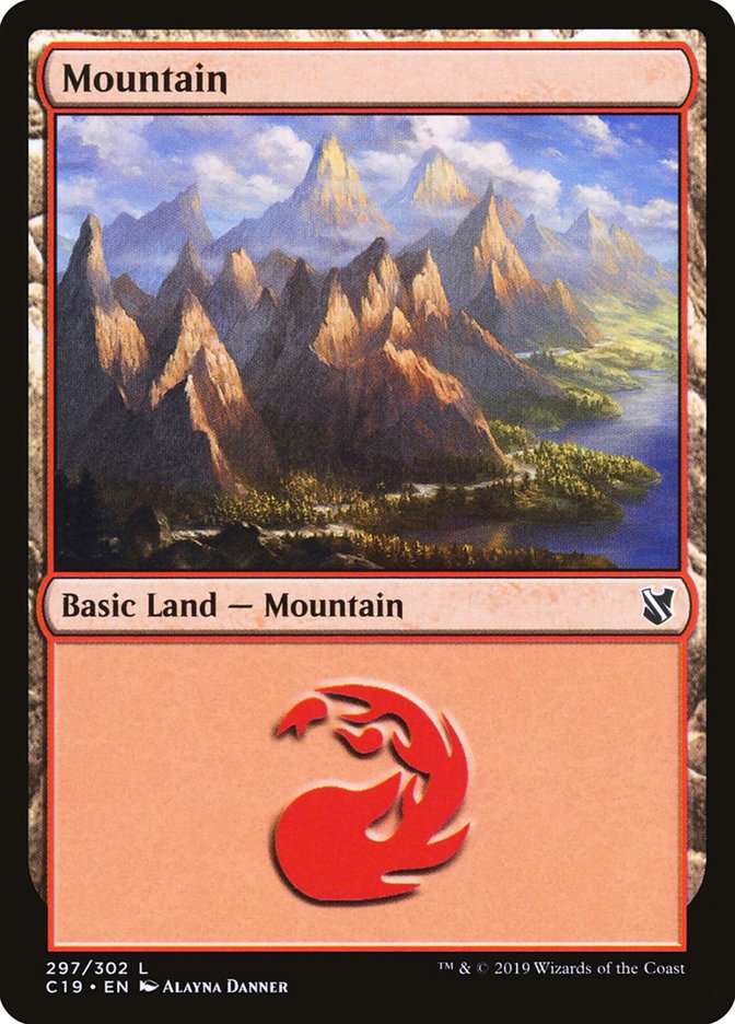 Mountain (297) [Commander 2019] | Kessel Run Games Inc. 