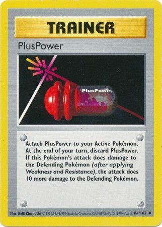 PlusPower (84/102) [Base Set Shadowless Unlimited] | Kessel Run Games Inc. 