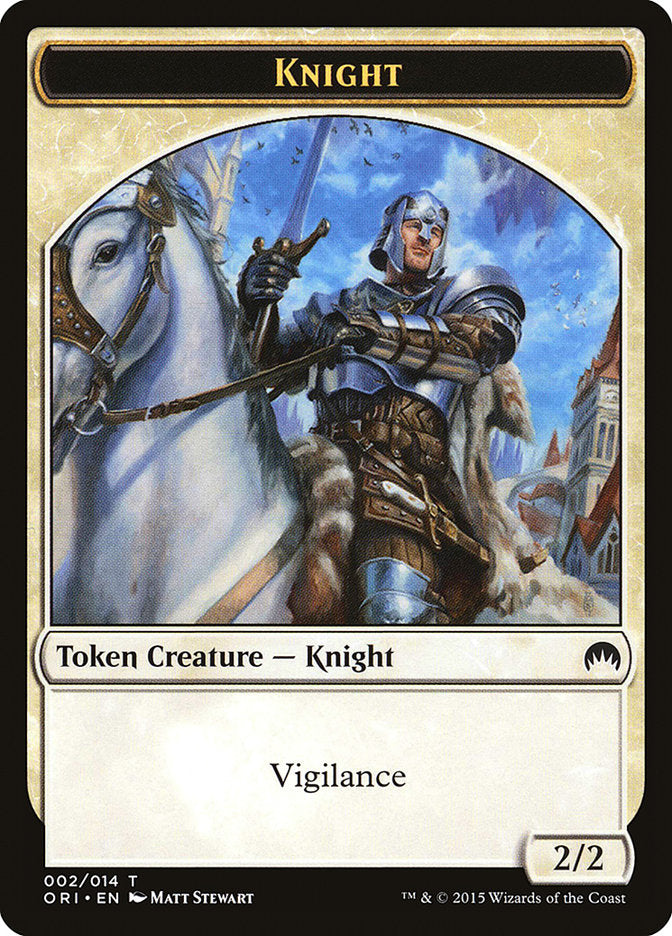 Knight Token [Magic Origins Tokens] | Kessel Run Games Inc. 