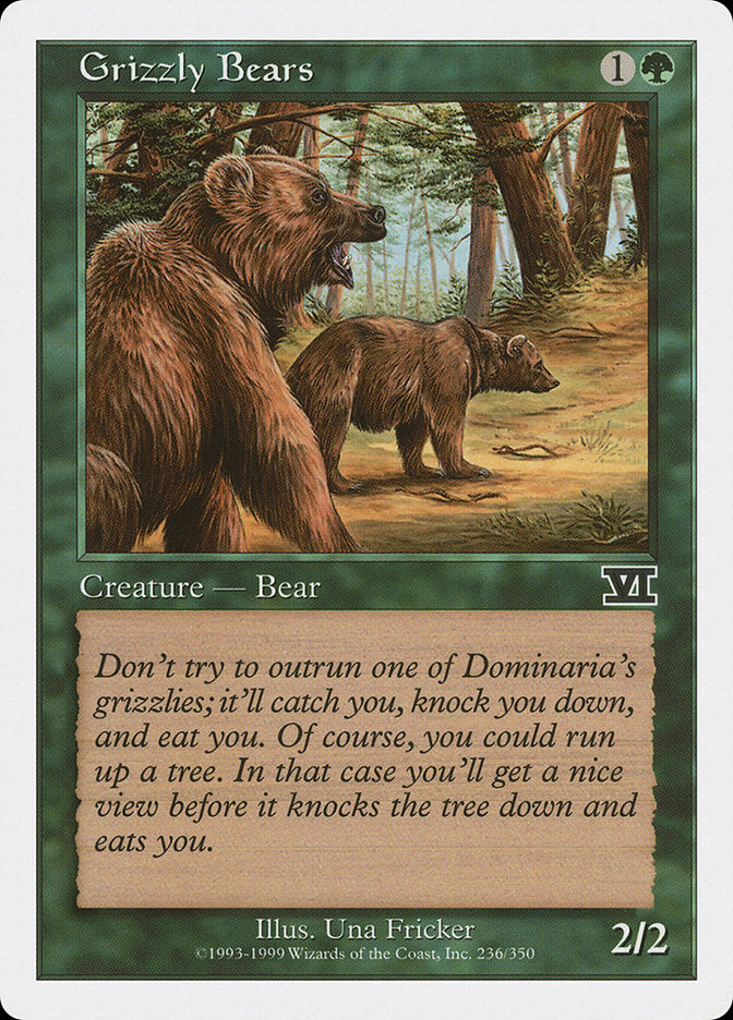 Grizzly Bears [Classic Sixth Edition] | Kessel Run Games Inc. 