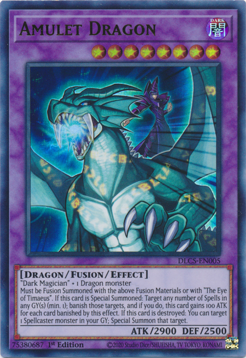 Amulet Dragon [DLCS-EN005] Ultra Rare | Kessel Run Games Inc. 