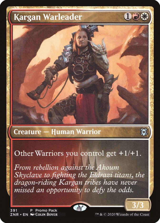 Kargan Warleader (Promo Pack) [Zendikar Rising Promos] | Kessel Run Games Inc. 