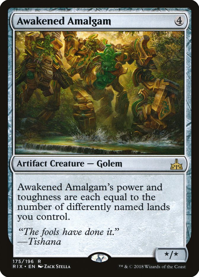 Awakened Amalgam [Rivals of Ixalan] | Kessel Run Games Inc. 