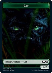 Cat (011) // Dog Double-Sided Token [Core Set 2021 Tokens] | Kessel Run Games Inc. 