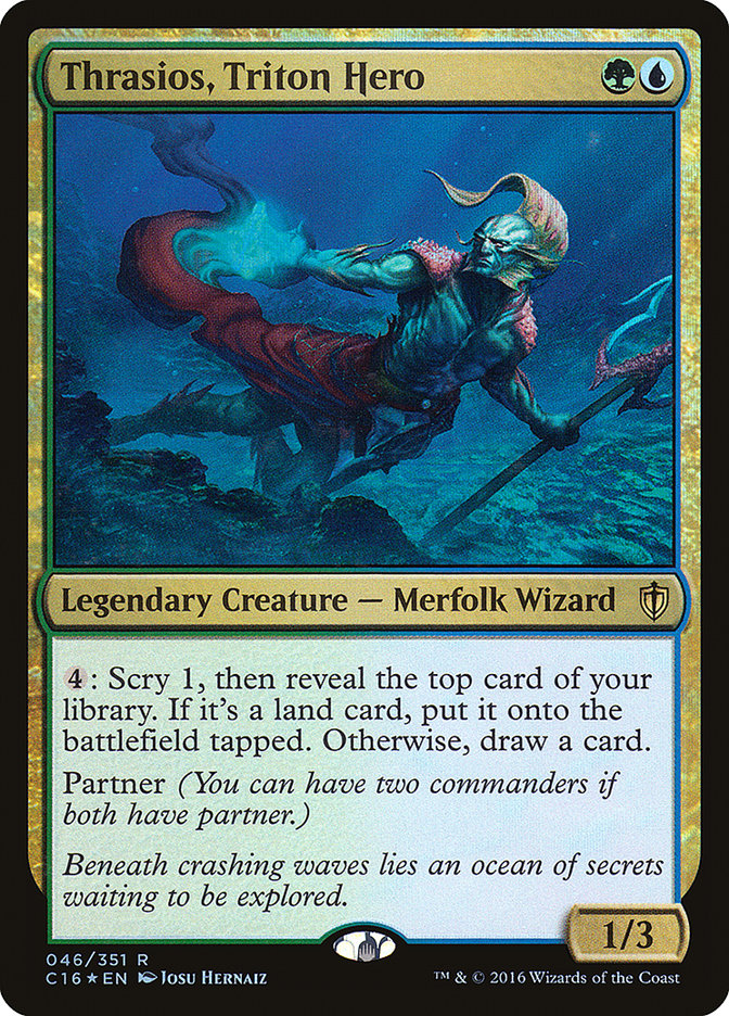 Thrasios, Triton Hero [Commander 2016] | Kessel Run Games Inc. 