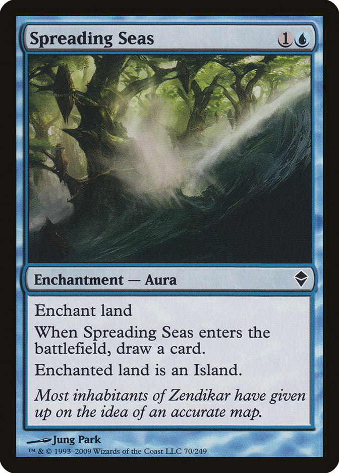 Spreading Seas [Zendikar] | Kessel Run Games Inc. 