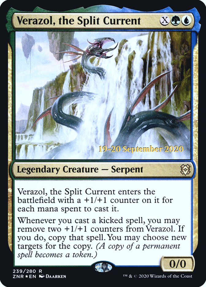 Verazol, the Split Current [Zendikar Rising Prerelease Promos] | Kessel Run Games Inc. 