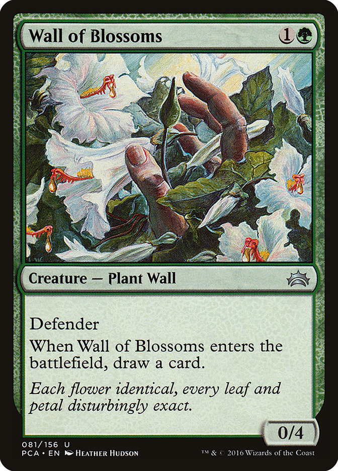 Wall of Blossoms [Planechase Anthology] | Kessel Run Games Inc. 