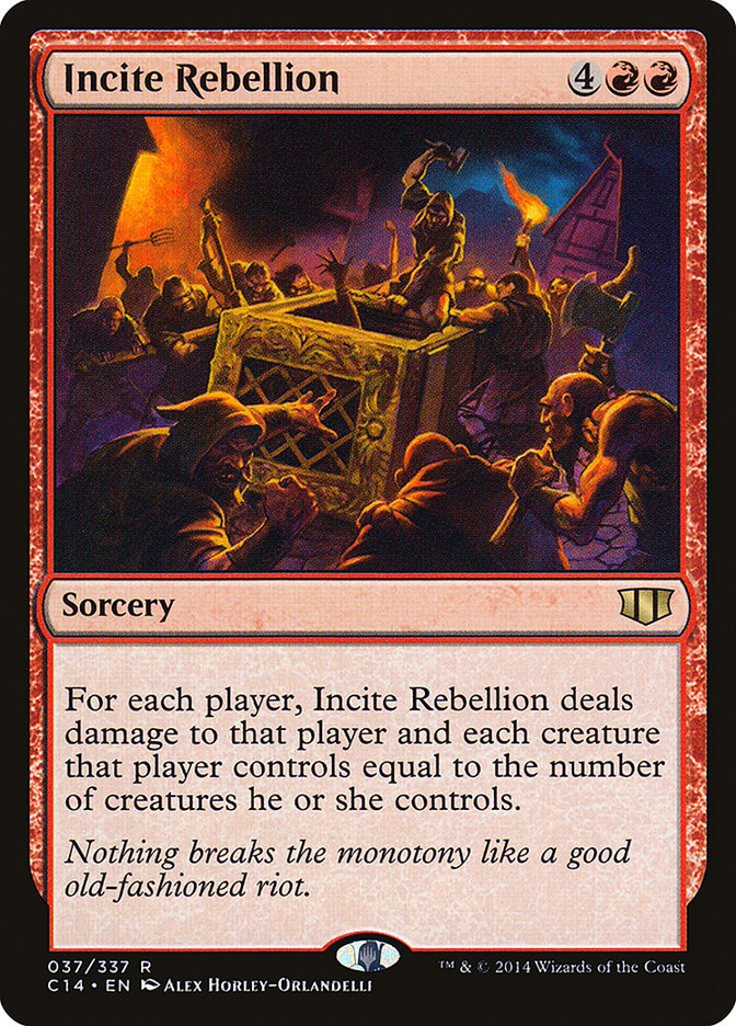 Incite Rebellion [Commander 2014] | Kessel Run Games Inc. 