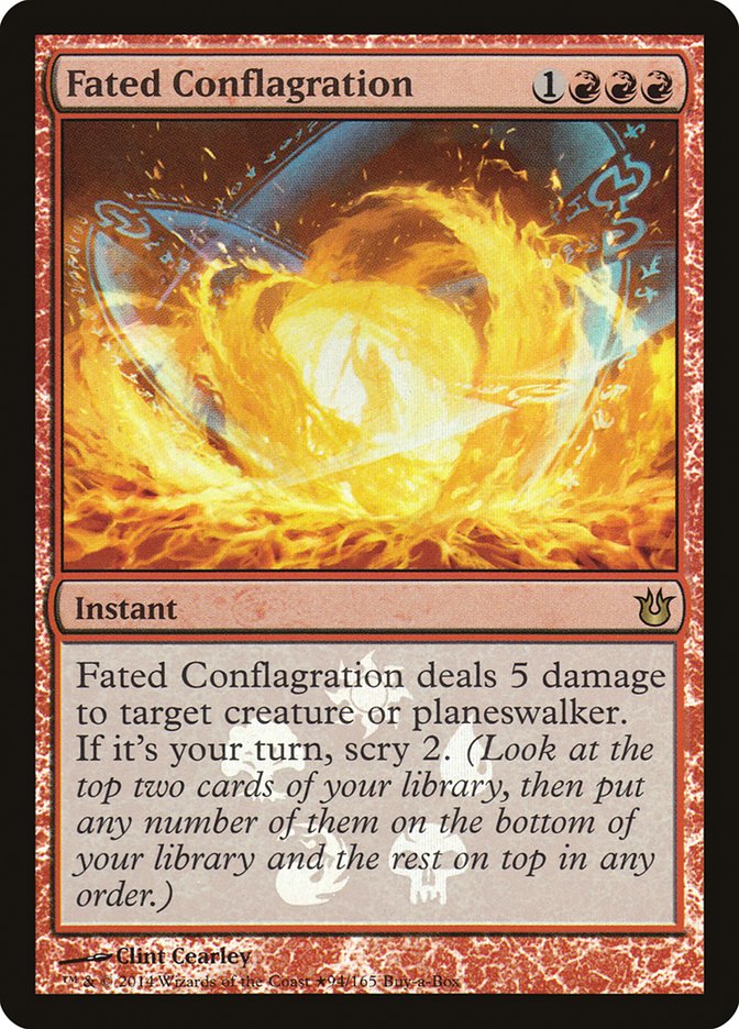 Fated Conflagration (Buy-A-Box) [Born of the Gods Promos] | Kessel Run Games Inc. 