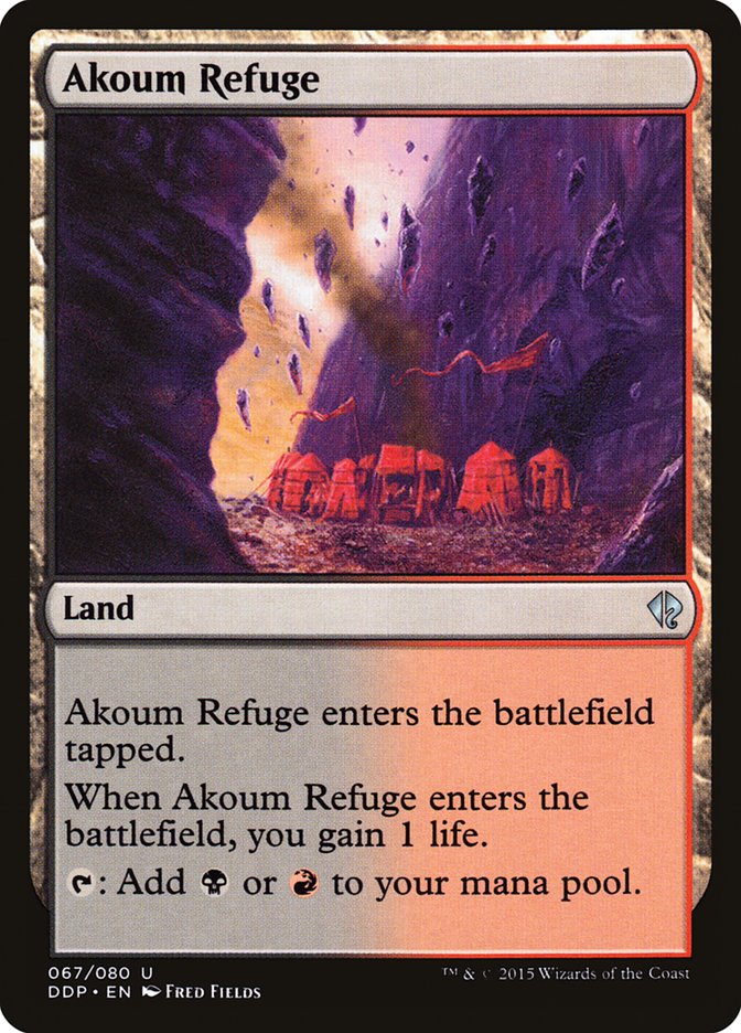 Akoum Refuge [Duel Decks: Zendikar vs. Eldrazi] | Kessel Run Games Inc. 