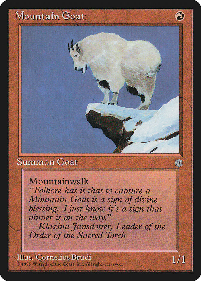 Mountain Goat [Ice Age] | Kessel Run Games Inc. 