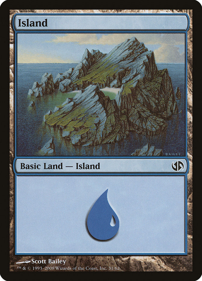 Island (31) [Duel Decks: Jace vs. Chandra] | Kessel Run Games Inc. 