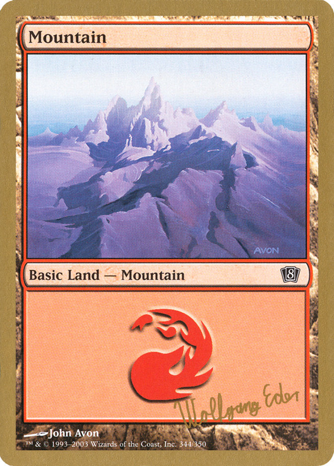 Mountain (Wolfgang Eder) [World Championship Decks 2003] | Kessel Run Games Inc. 