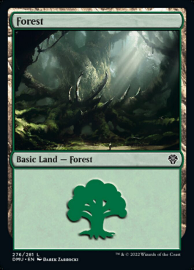 Forest (276) [Dominaria United] | Kessel Run Games Inc. 