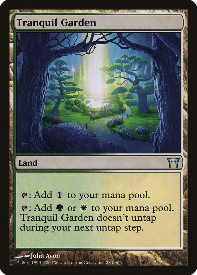 Tranquil Garden [Champions of Kamigawa] | Kessel Run Games Inc. 