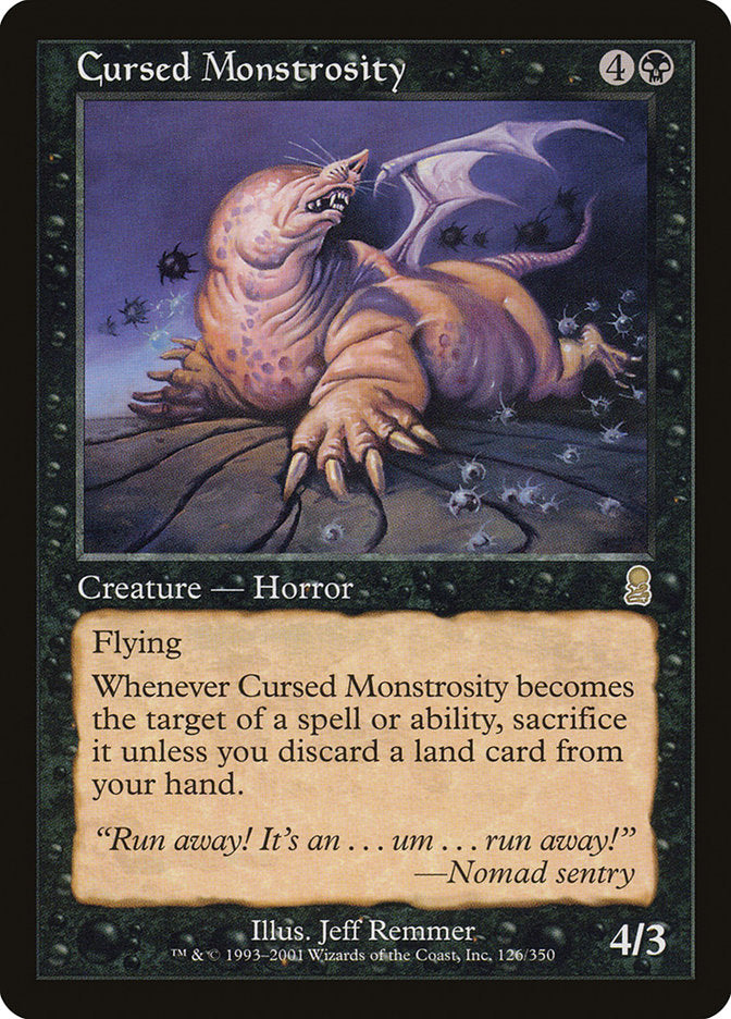 Cursed Monstrosity [Odyssey] | Kessel Run Games Inc. 