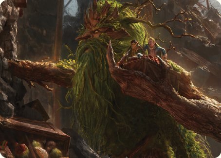 Treebeard, Gracious Host Art Card [The Lord of the Rings: Tales of Middle-earth Art Series] | Kessel Run Games Inc. 