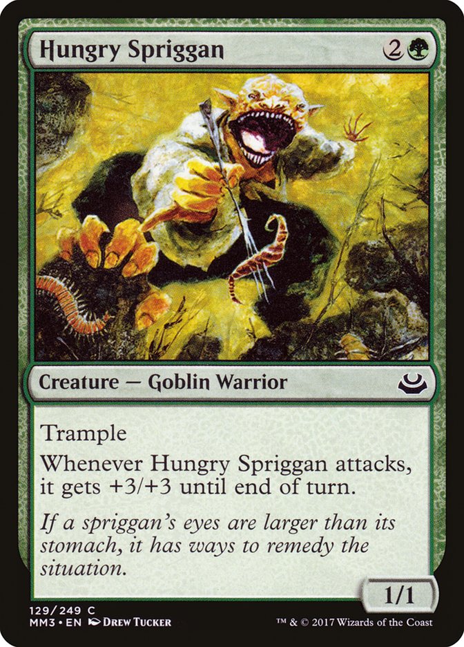 Hungry Spriggan [Modern Masters 2017] | Kessel Run Games Inc. 