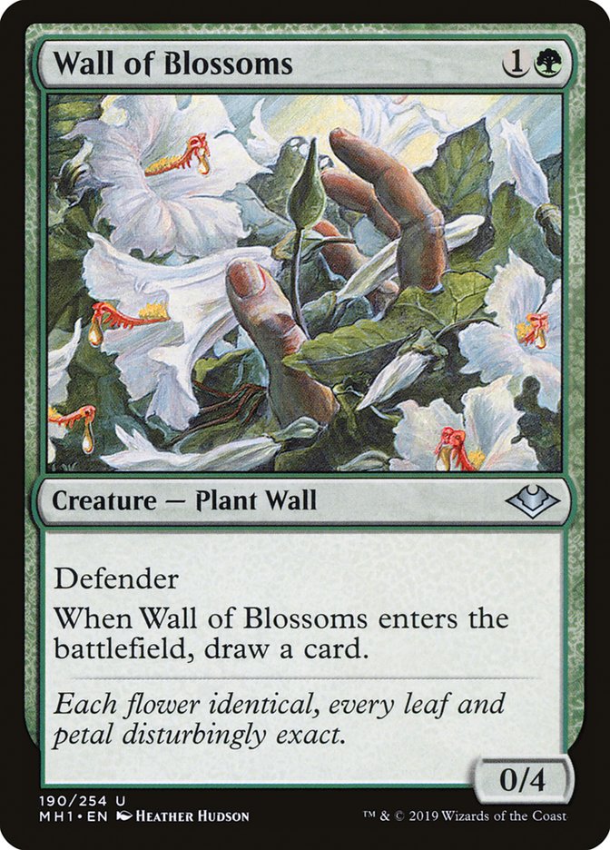 Wall of Blossoms [Modern Horizons] | Kessel Run Games Inc. 