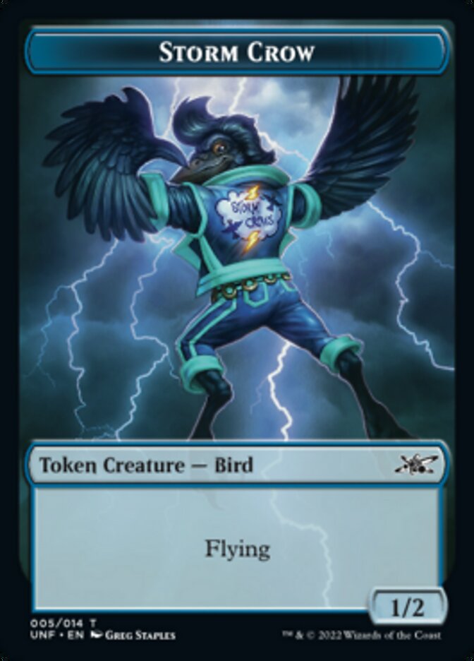 Storm Crow Token [Unfinity Tokens] | Kessel Run Games Inc. 