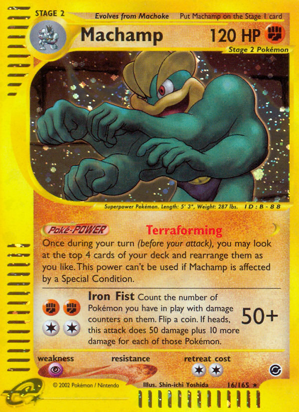 Machamp (16/165) [Expedition: Base Set] | Kessel Run Games Inc. 