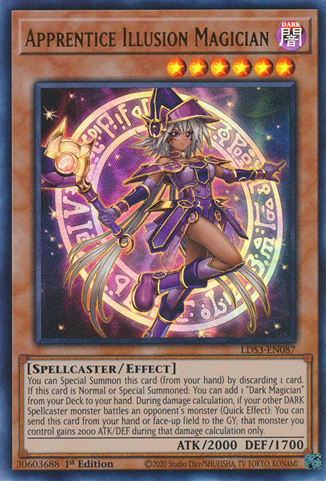 Apprentice Illusion Magician [LDS3-EN087] Ultra Rare | Kessel Run Games Inc. 