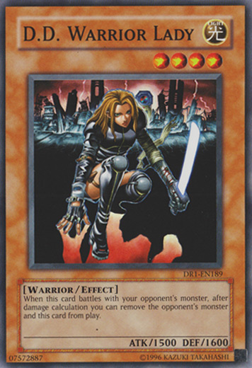 D.D. Warrior Lady [DR1-EN189] Super Rare | Kessel Run Games Inc. 