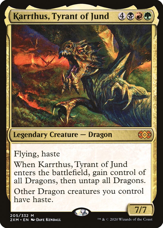 Karrthus, Tyrant of Jund [Double Masters] | Kessel Run Games Inc. 