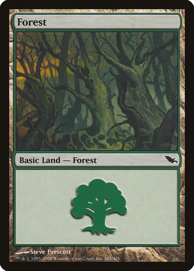 Forest (301) [Shadowmoor] | Kessel Run Games Inc. 