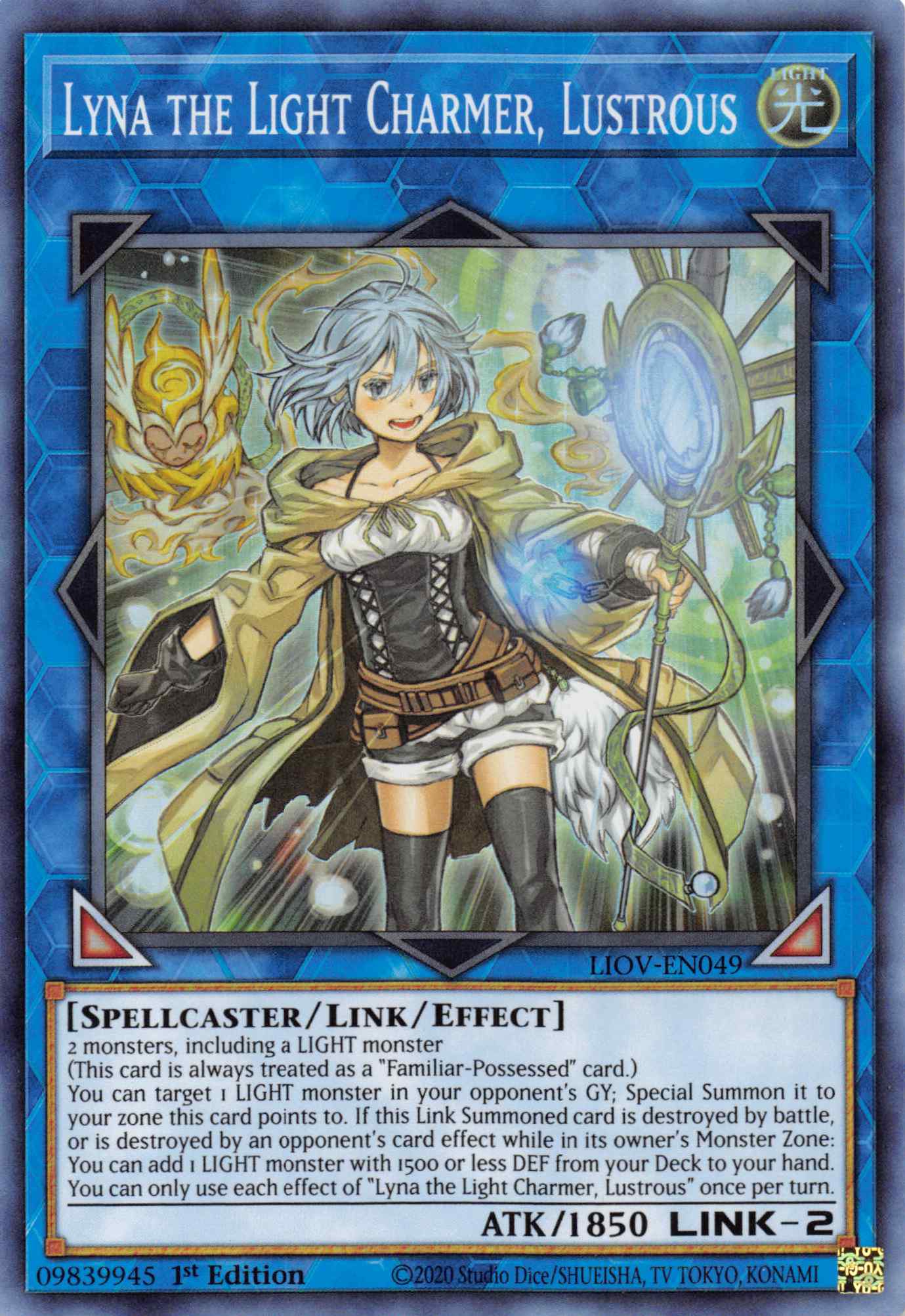 Lyna the Light Charmer, Lustrous [LIOV-EN049] Super Rare | Kessel Run Games Inc. 