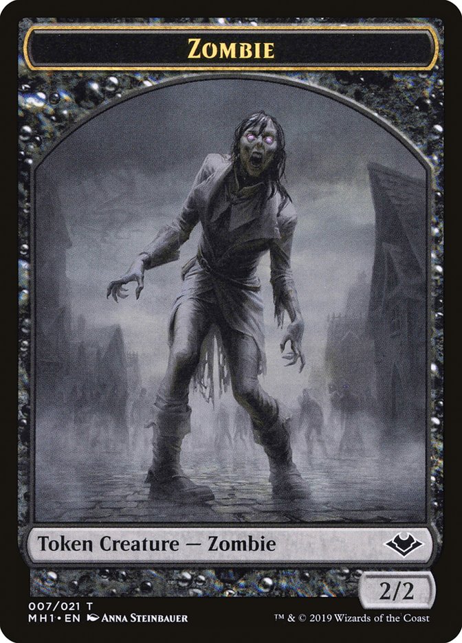 Zombie Token [Modern Horizons Tokens] | Kessel Run Games Inc. 