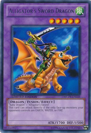 Alligator's Sword Dragon [WCPP-EN019] Rare | Kessel Run Games Inc. 
