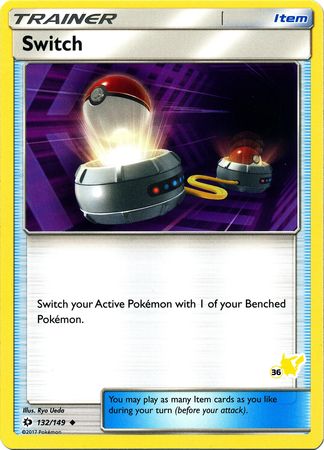 Switch (132/149) (Pikachu Stamp #36) [Battle Academy 2020] | Kessel Run Games Inc. 