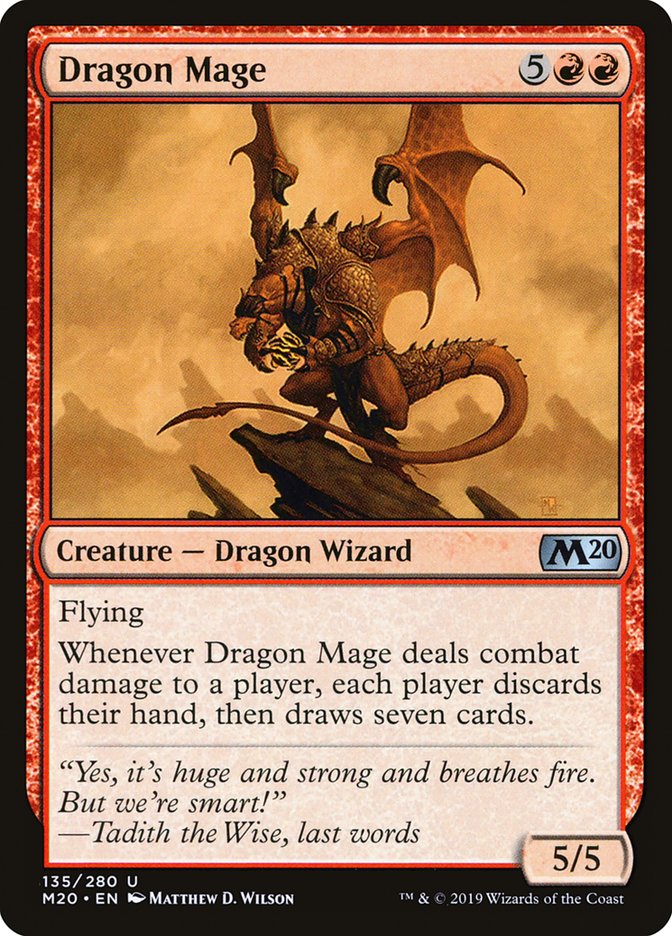 Dragon Mage [Core Set 2020] | Kessel Run Games Inc. 