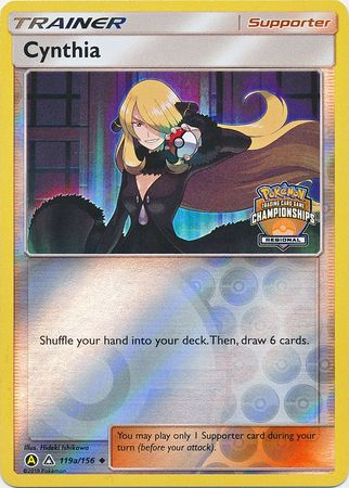 Cynthia (119a/156) (Regional Championship Promo) [Sun & Moon: Ultra Prism] | Kessel Run Games Inc. 