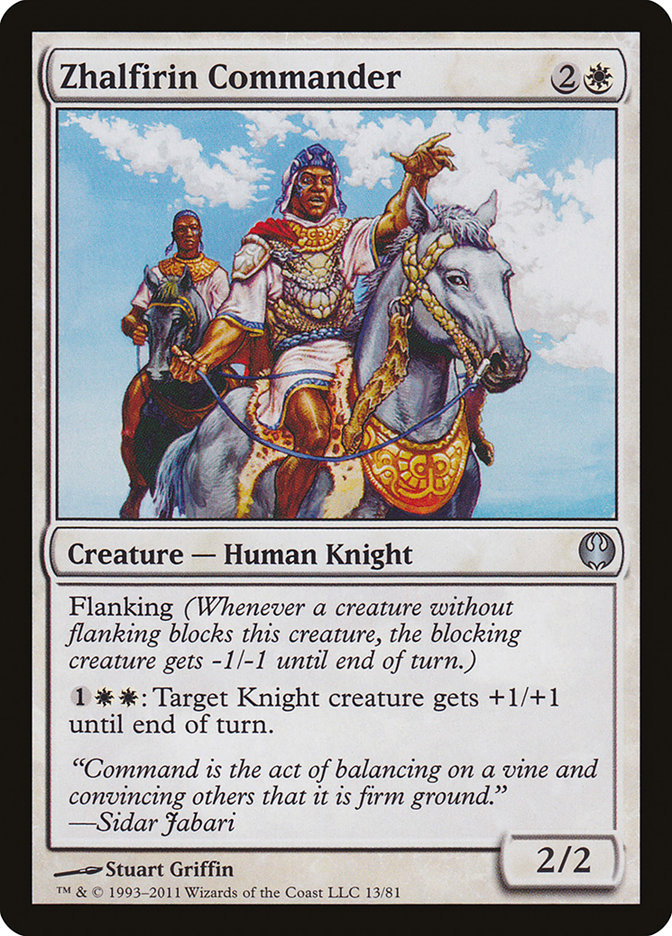 Zhalfirin Commander [Duel Decks: Knights vs. Dragons] | Kessel Run Games Inc. 