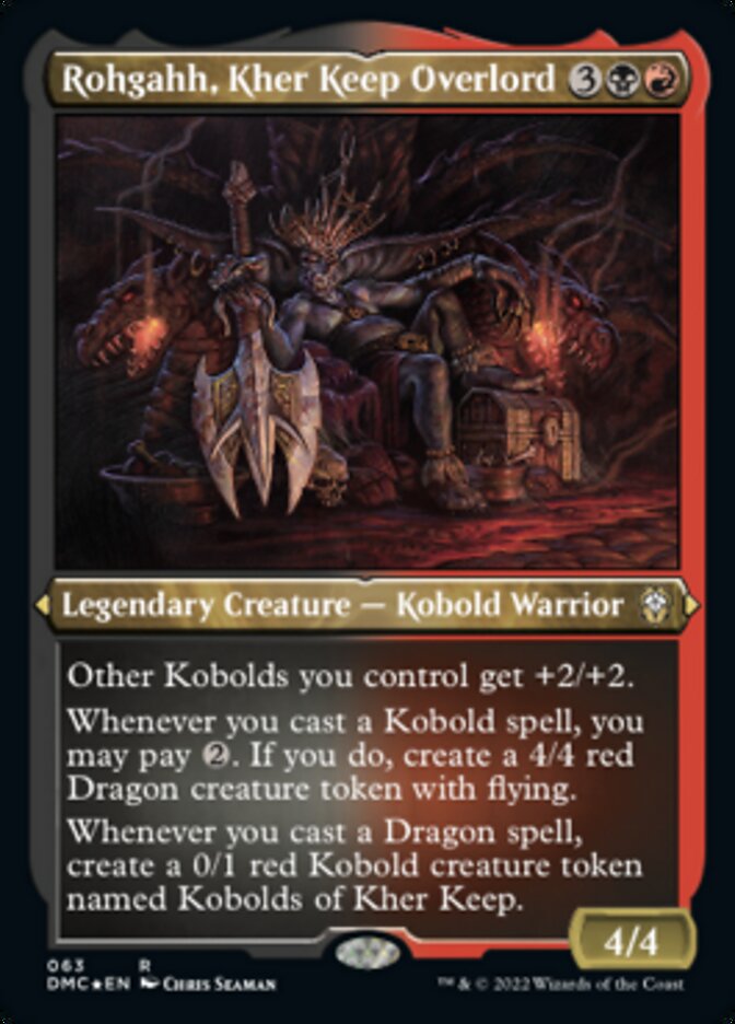 Rohgahh, Kher Keep Overlord (Foil Etched) [Dominaria United Commander] | Kessel Run Games Inc. 