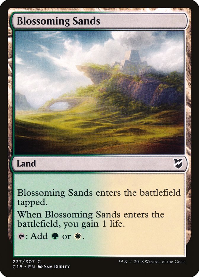 Blossoming Sands [Commander 2018] | Kessel Run Games Inc. 