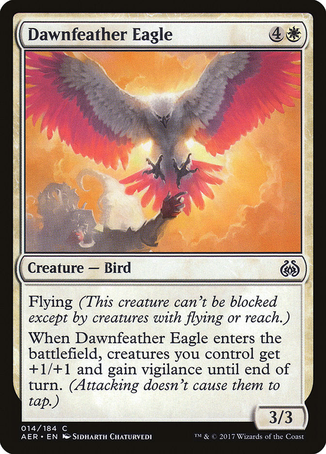 Dawnfeather Eagle (Intro Pack) [Aether Revolt Promos] | Kessel Run Games Inc. 