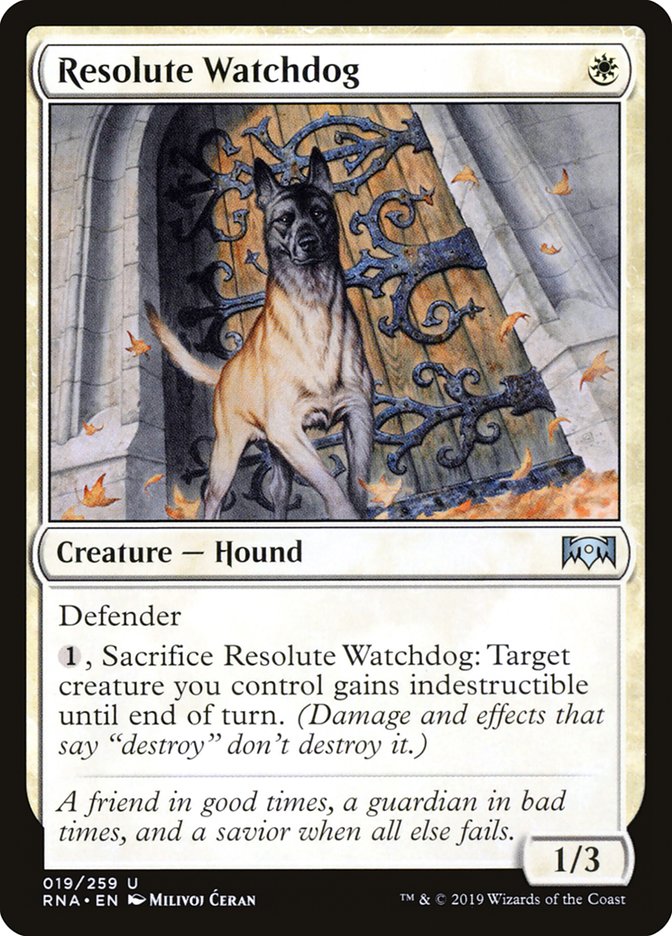 Resolute Watchdog [Ravnica Allegiance] | Kessel Run Games Inc. 