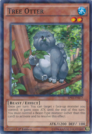 Tree Otter [BP03-EN062] Shatterfoil Rare | Kessel Run Games Inc. 