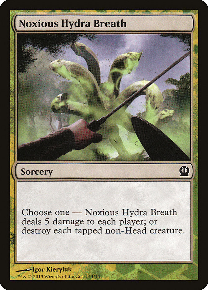 Noxious Hydra Breath [Theros Face the Hydra] | Kessel Run Games Inc. 