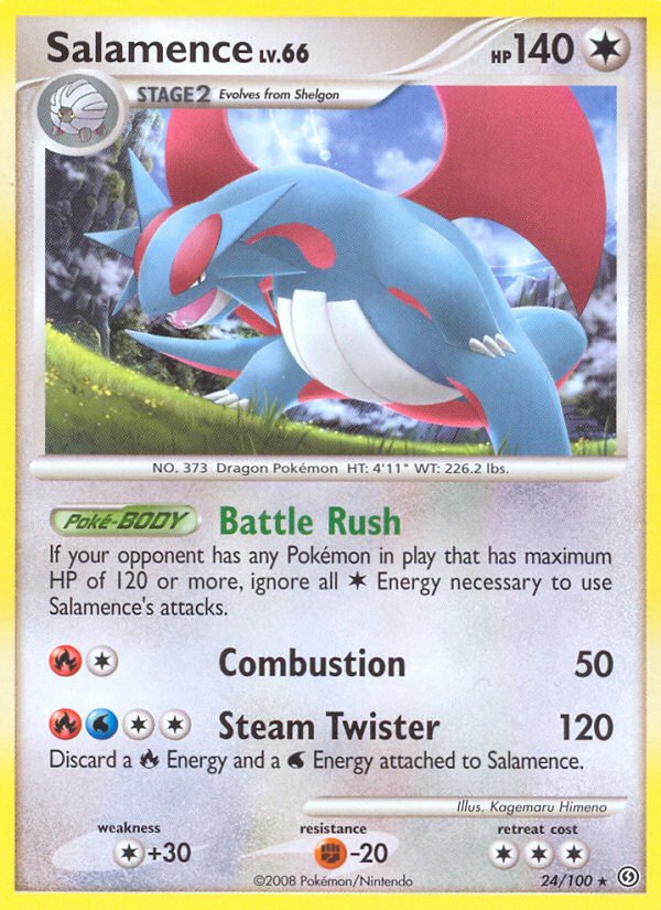 Salamence (24/100) [Diamond & Pearl: Stormfront] | Kessel Run Games Inc. 