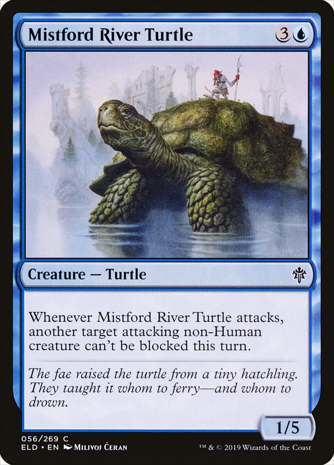 Mistford River Turtle [Throne of Eldraine] | Kessel Run Games Inc. 