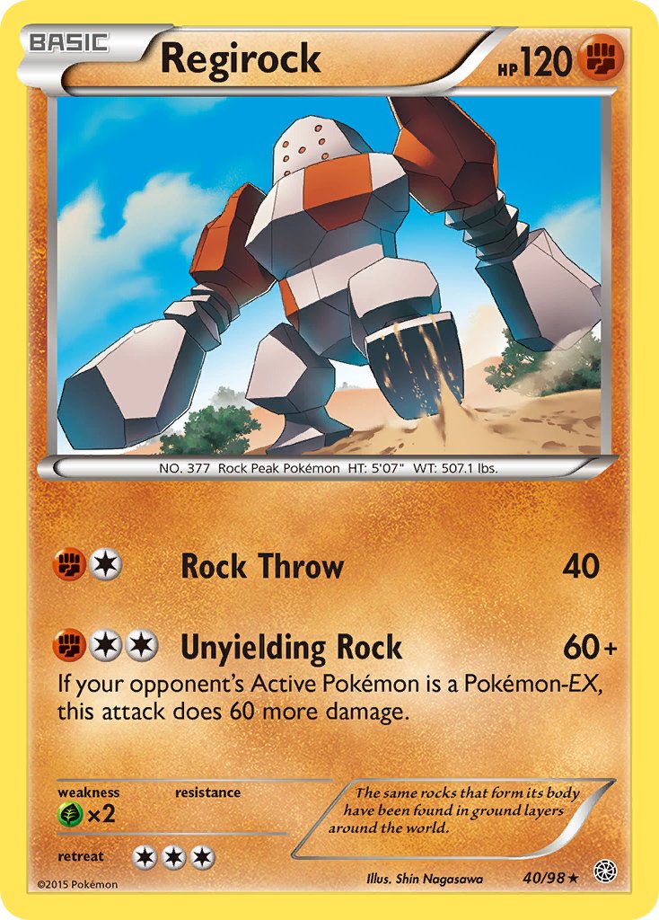 Regirock (40/98) (Theme Deck Exclusive) [XY: Ancient Origins] | Kessel Run Games Inc. 