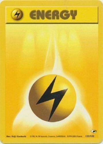 Lightning Energy (130/132) [Gym Heroes Unlimited] | Kessel Run Games Inc. 