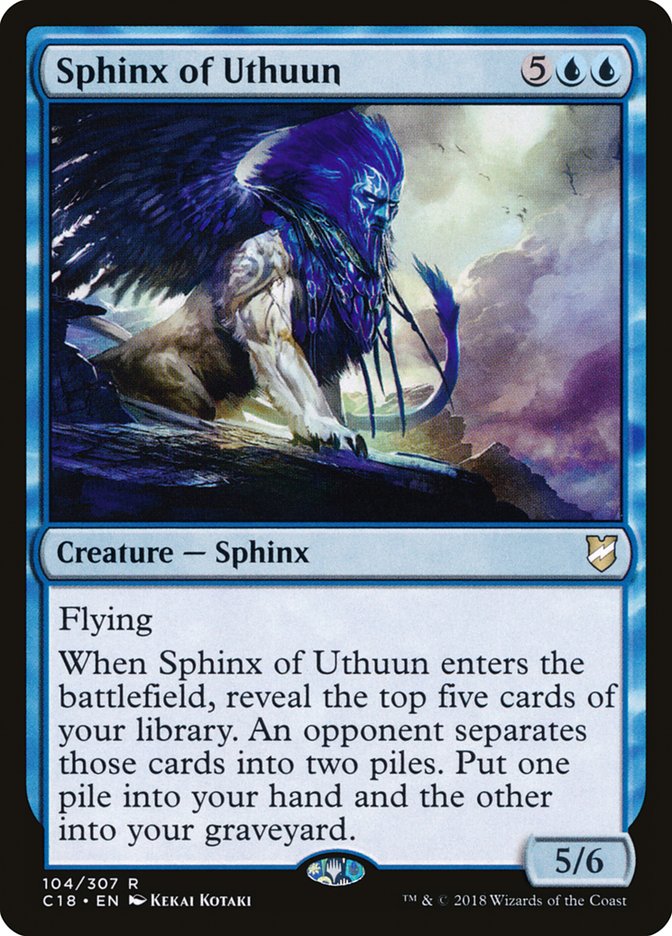 Sphinx of Uthuun [Commander 2018] | Kessel Run Games Inc. 